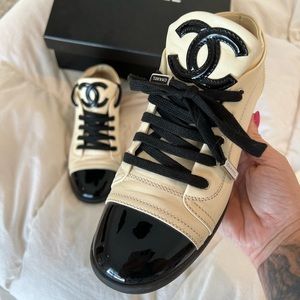 Authentic Chanel leather sneaker
